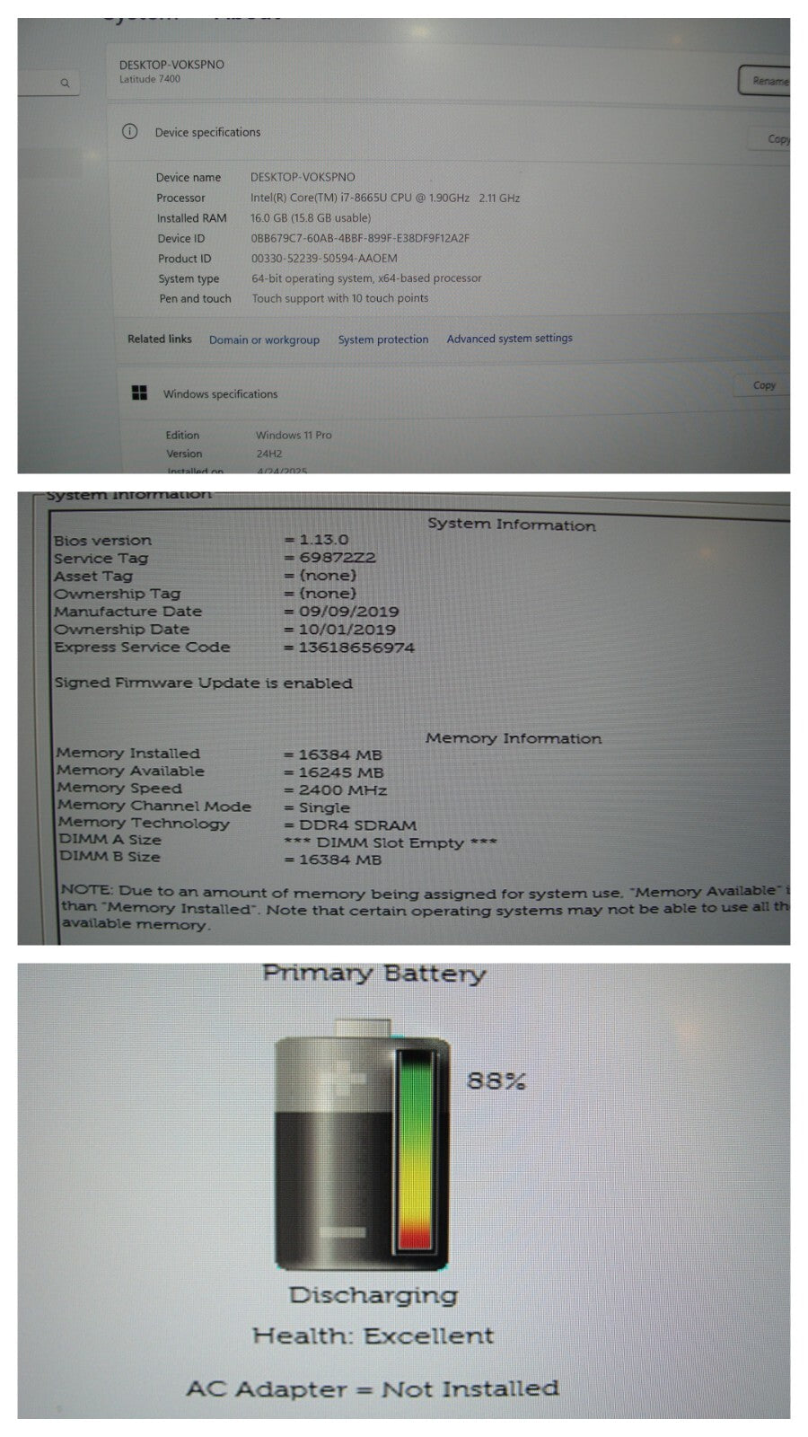 Dell Latitude 7400 TOUCH 14