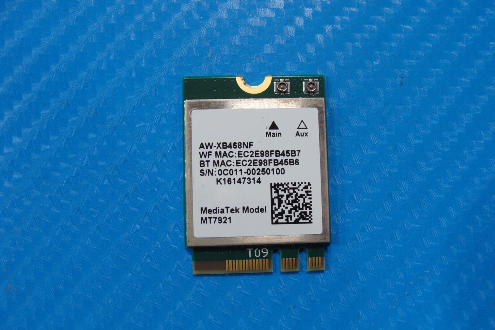 Asus VivoBook 15 15.6” F513EA-OS36 OEM WiFi Wireless Card MT7921 AW-XB468NF