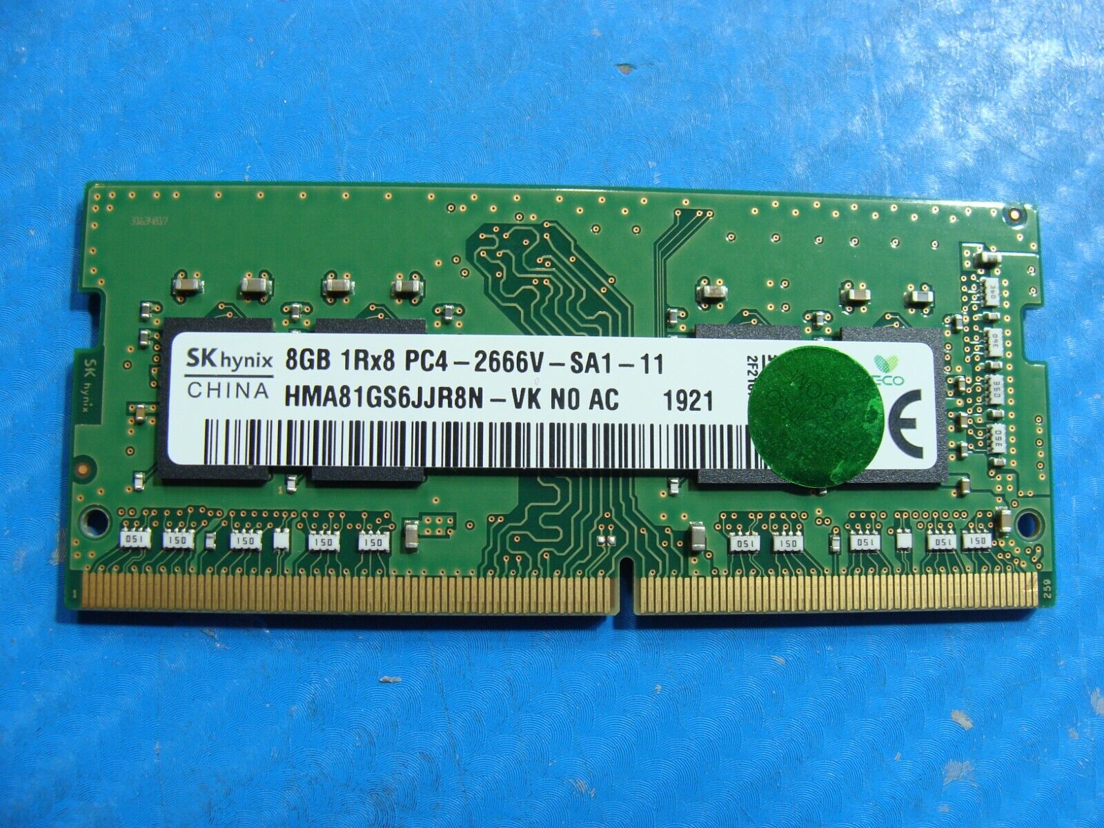 Dell 3500 SK Hynix 8GB 1Rx8 PC4-2666V Memory RAM SO-DIMM HMA81GS6JJR8N-VK