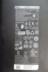 Genuine DELL 240W AC Power Adapter Charger RYJJ9 7XCR6 8YT3V LA240PM180 - Tested Computer Laptop Parts