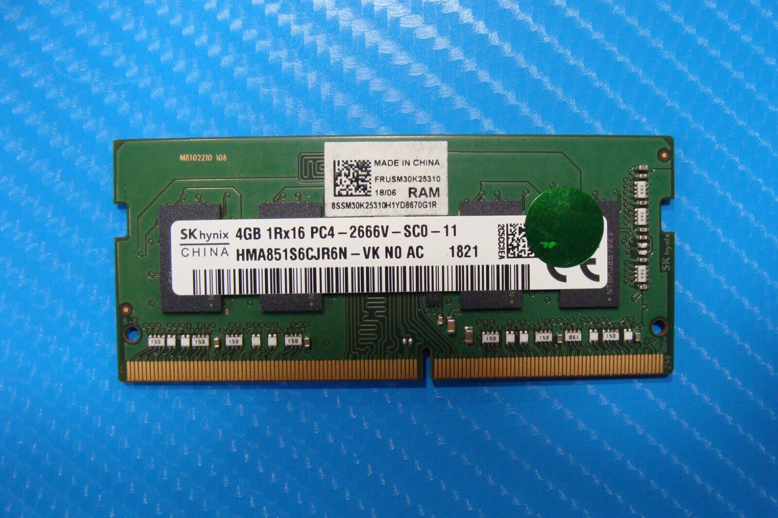 Lenovo 330S-15IKB SK Hynix 4GB PC4-2666V SO-DIMM Memory RAM HMA851S6CJR6N-VK