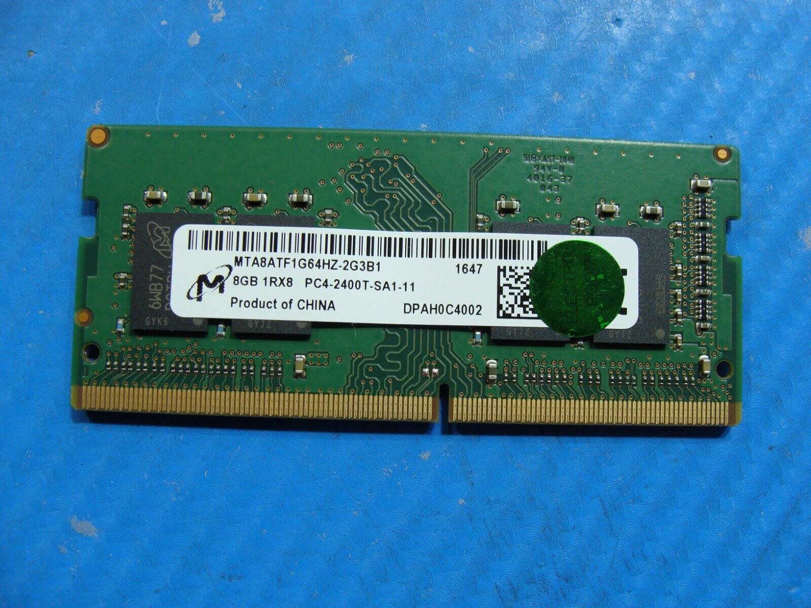 HP 15z-aw000 Micron 8GB 1Rx8 PC4-2400T Memory RAM SO-DIMM MTA8ATF1G64HZ-2G3B1