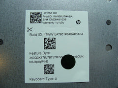 HP 250 G6 15.6" Palmrest w/Touchpad Keyboard AP204000E20