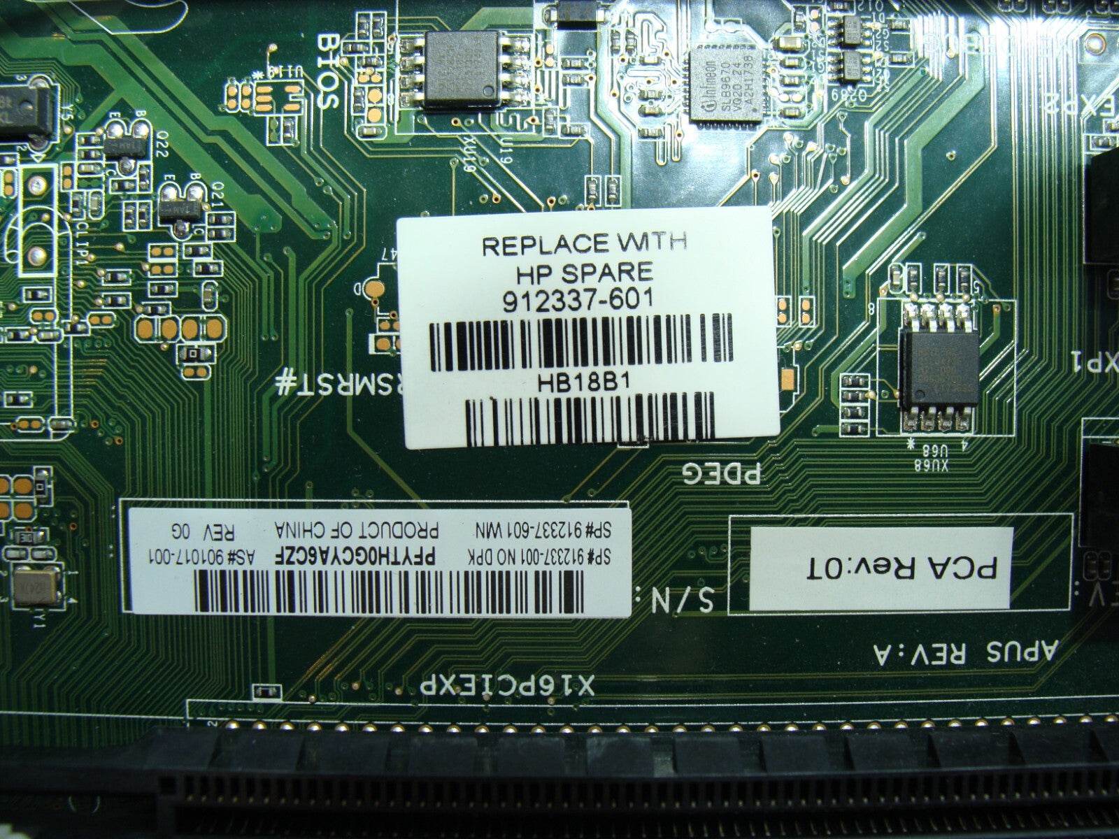 HP Elitedesk 800 G3 SFF Desktop Intel Socket Motherboard 912337-001 912337-601 - Tested Computer Laptop Parts