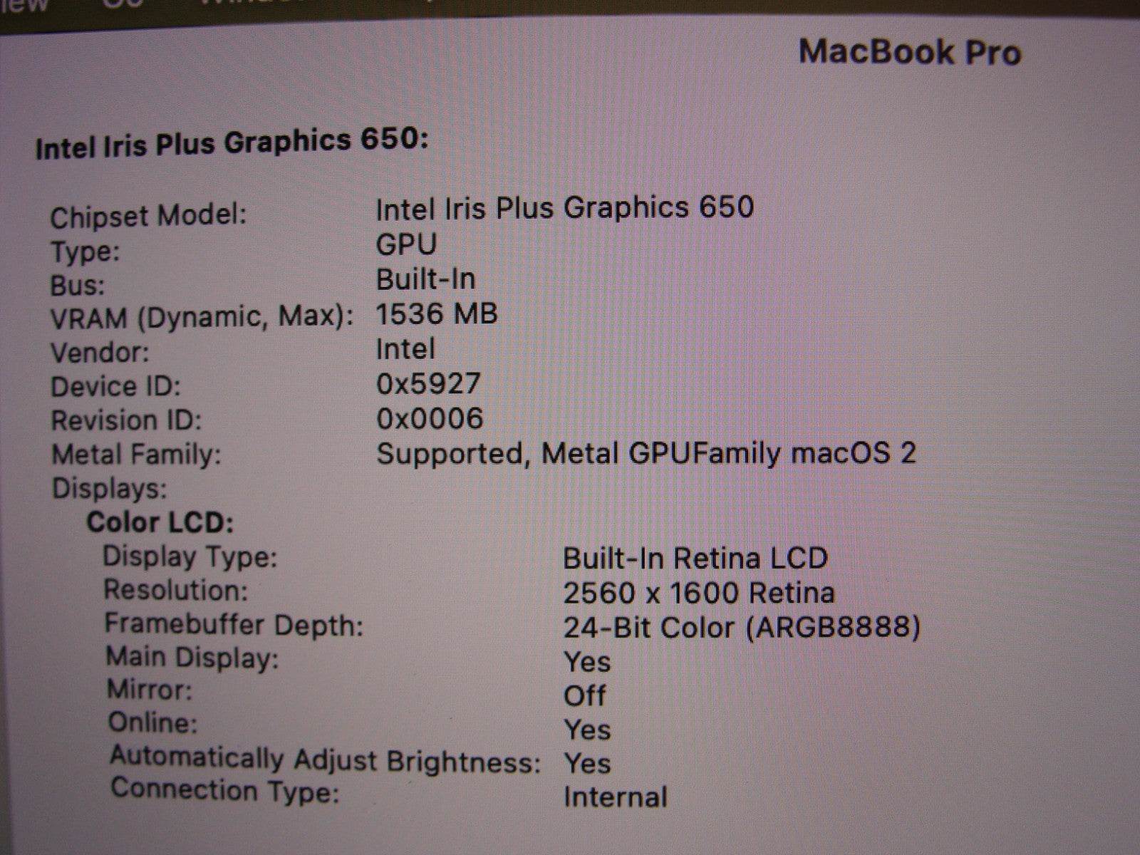 Apple MacBook Pro 13 A1706 Mid-2017 i5-7267U 3.1Ghz 8GB 256GB MPXV2LL/A Silver - Tested Computer Laptop Parts