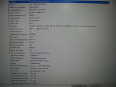Dell Precision 7540 Workstation 15.6"FHD i7-9850H 2.6GHz 16GB 512GB Quadro T1000