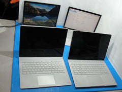 LOT of4 Microsoft Surface Book 13.5" TOUCH i7-6, i5-8 16/8GB 512/256GB SSD AS IS