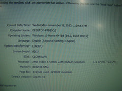 Lenovo IdeaPad 3  15ALC6 15.6"FHD AMD Ryzen 5 5500U 8GB Ram 256GB SSD 99%Battery