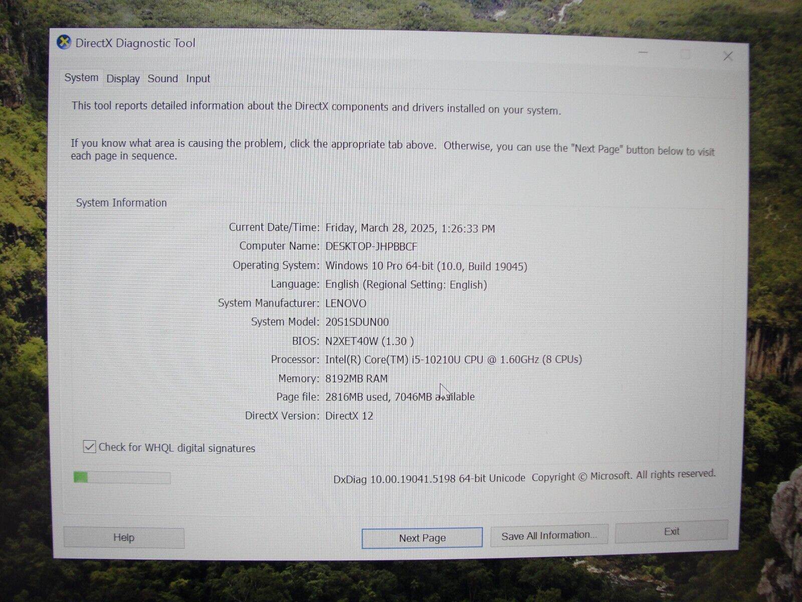 Warranty Lenovo ThinkPad T14 Gen 1 14” FHD Core i5-10210U 1.6GHz 8GB SSD 256GB - Tested Computer Laptop Parts