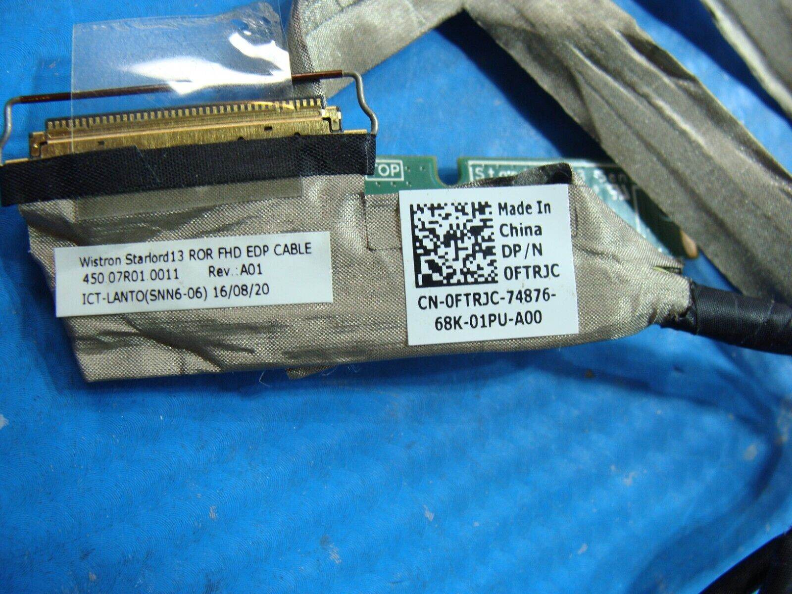Dell Inspiron 13.3” 13 5378 Genuine Laptop LCD Video Cable w/WebCam FTRJC JCXG0 - Tested Computer Laptop Parts