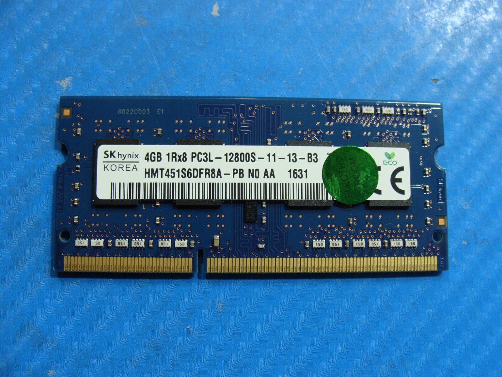 Dell 15 5559 SK Hynix 4GB 1Rx8 PC3L-12800S Memory RAM SO-DIMM HMT451S6DFR8A-PB