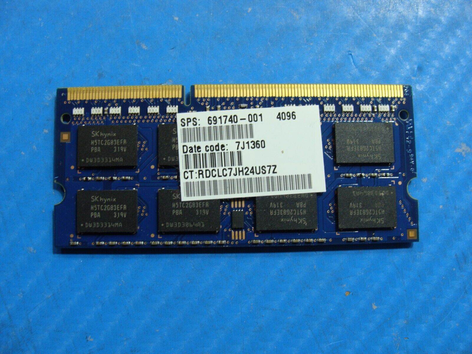 HP m6-k015dx SK Hynix 4GB 2Rx8 PC3L-12800S RAM Memory HMT351S6EFR8A-PB - Tested Computer Laptop Parts