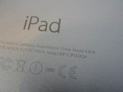 Apple iPad Pro 1st Gen 9.7in 128GB Wi Fi + 4G Space Gray Verizon +Bundle /READ - Tested Computer Laptop Parts