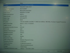 Dell Latitude 5420 Intel i7 11th Gen 14"FHD max4.8Ghz 8GB 512GB SSD WRTY04/2025