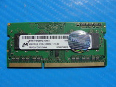 Dell 13 7359 Micron 4GB 1Rx8 PC3L-12800S Memory RAM SO-DIMM MT8KTF51264HZ-1G6E1 - Tested Computer Laptop Parts