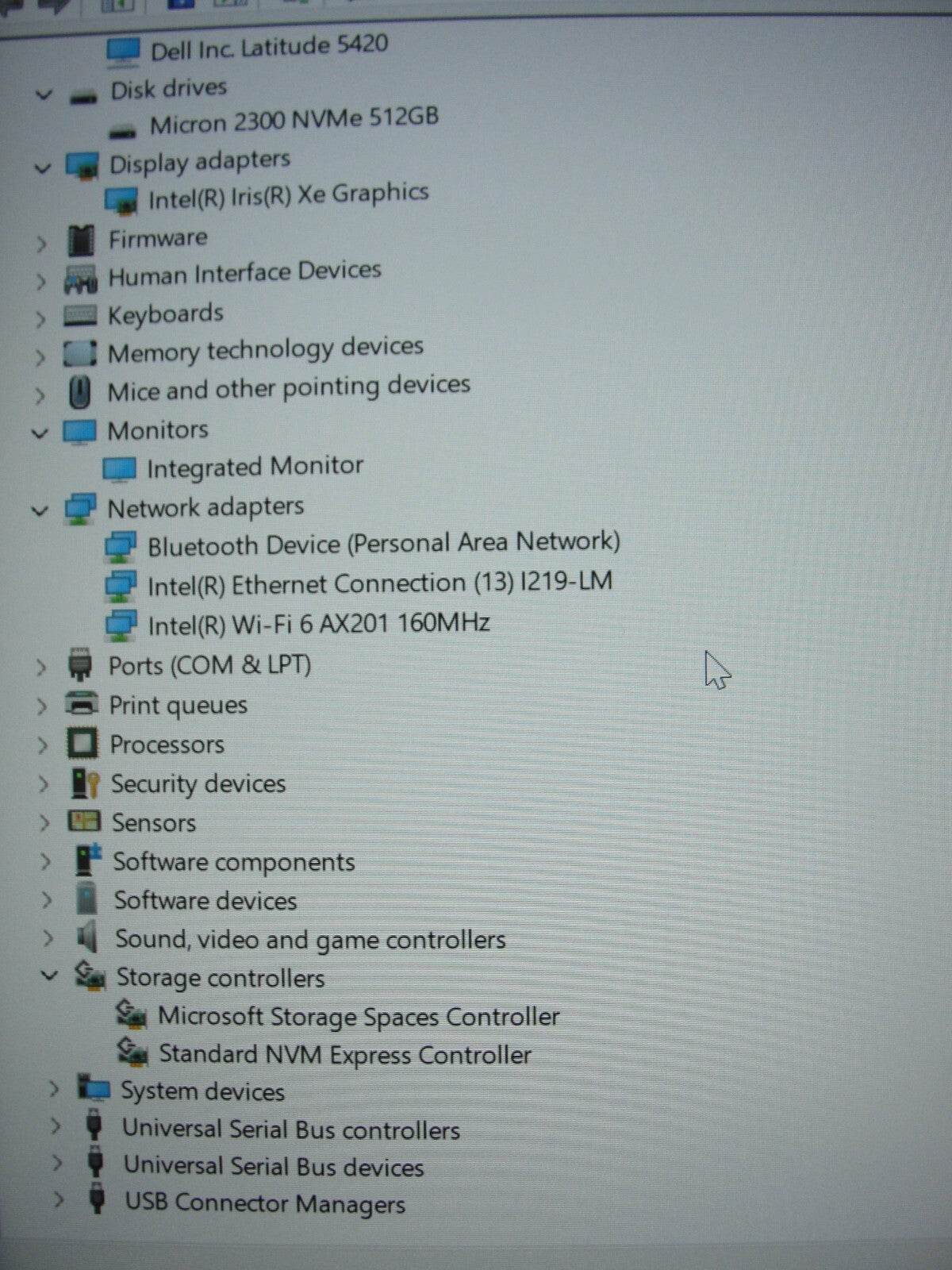 Dell Latitude 5420 14”FHD Intel Core i7-1185G7 3GHz 16GB 512GB SSD + Charger - Tested Computer Laptop Parts