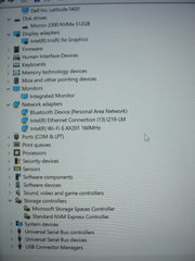 Dell Latitude 5420 14”FHD Intel Core i7-1185G7 3GHz 16GB 512GB SSD + Charger - Tested Computer Laptop Parts