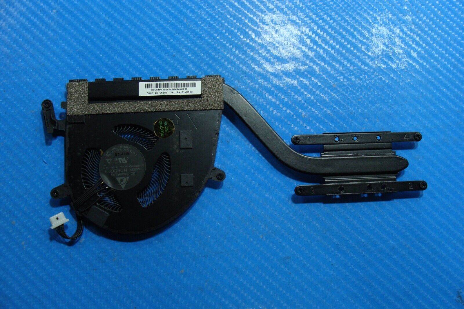 Lenovo ThinkPad 13.3” x390 Yoga Genuine Laptop Cooling Fan w/Heatsink 01YU962 - Tested Computer Laptop Parts