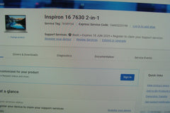 Dell INSPIRON 7630 2-IN-1 Touch 16" FHD+ EVO i7-1360P max 5.0GHz 16GB 1TB RY2024