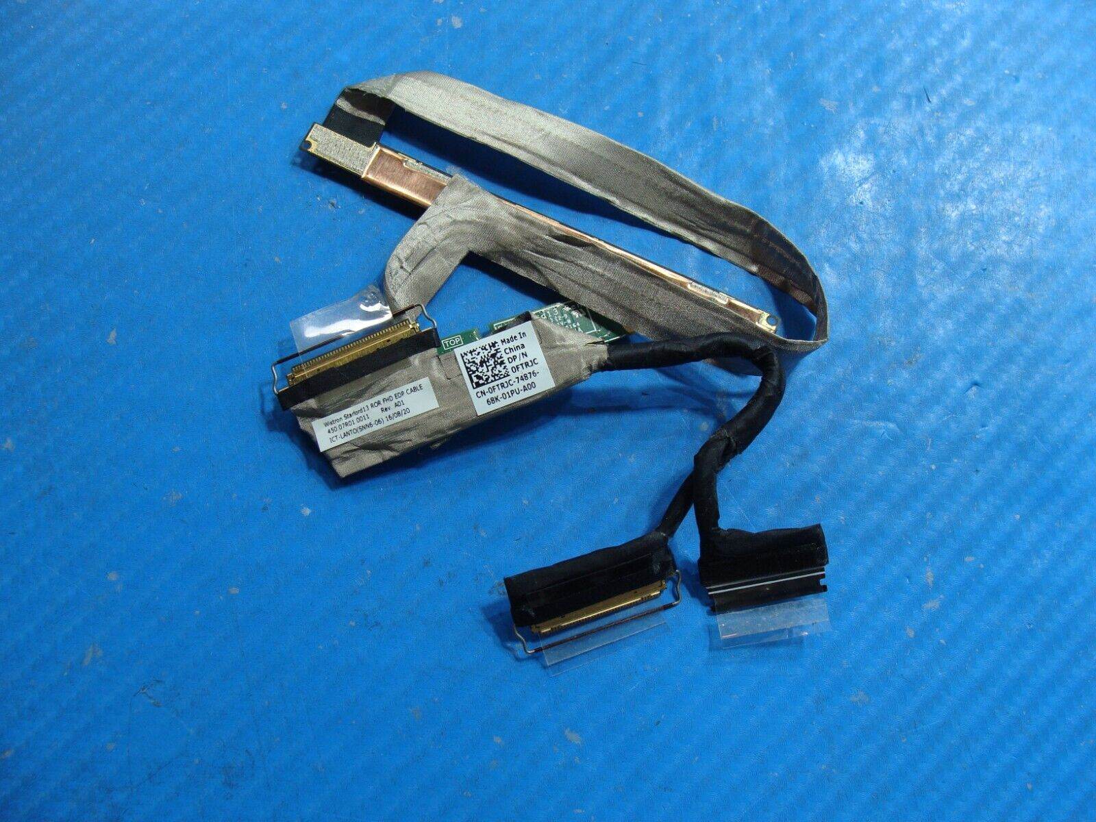 Dell Inspiron 13.3” 13 5378 Genuine Laptop LCD Video Cable w/WebCam FTRJC JCXG0 - Tested Computer Laptop Parts