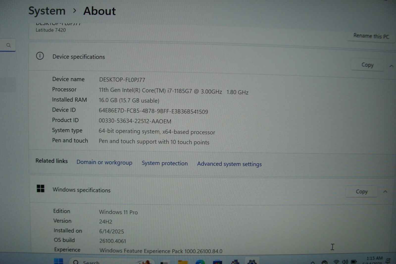 Dell Latitude 7420 14