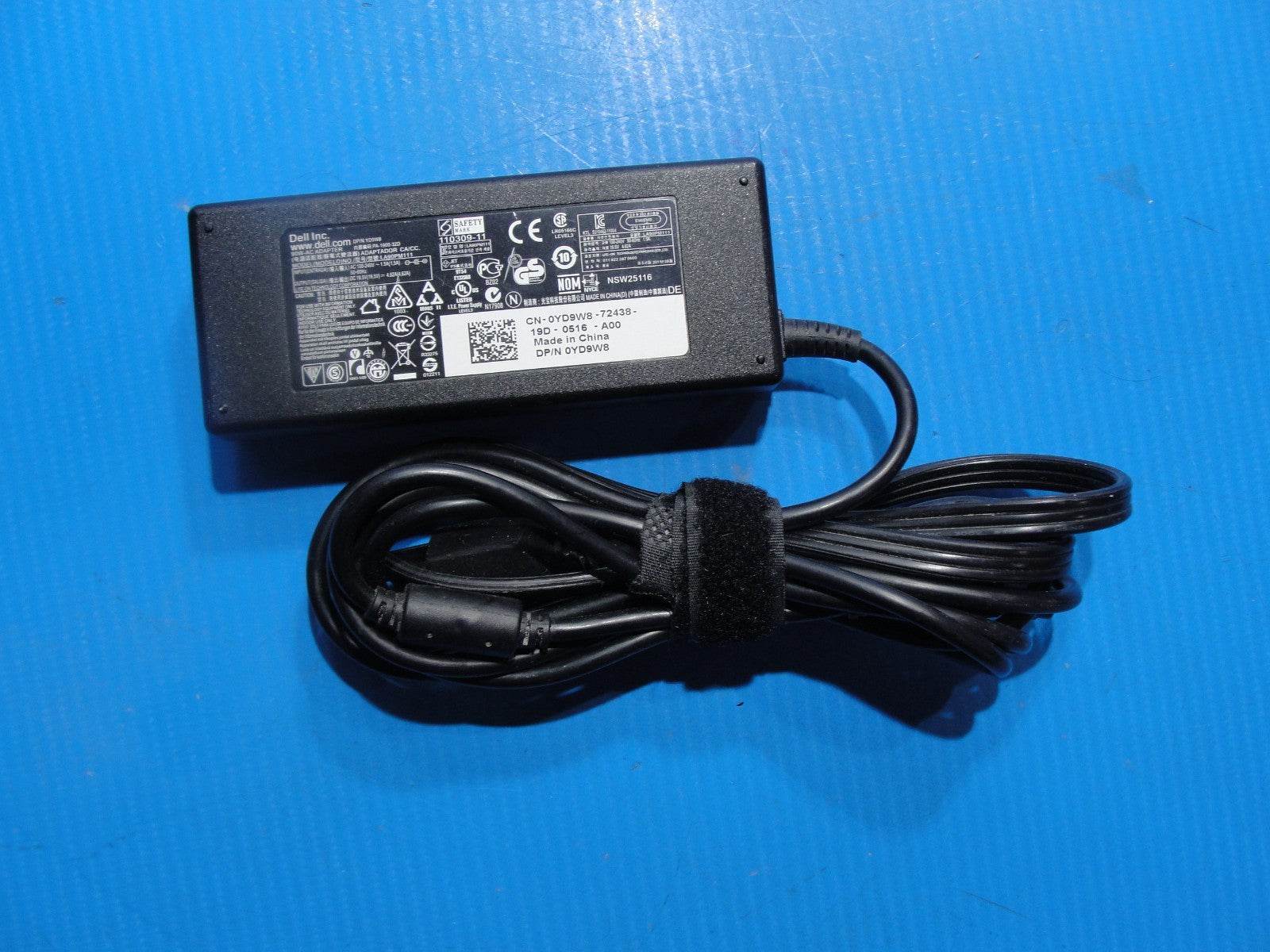 Genuine Dell 90W AC Adapter Charger – 19.5V 4.62A – 7.4mm x 5.0mm Black Tip - Tested Computer Laptop Parts