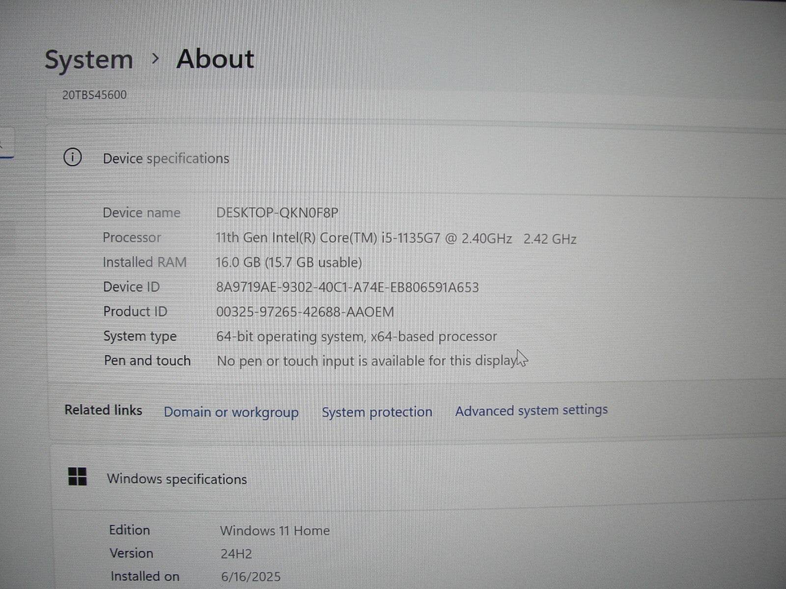 Lenovo ThinkPad E14 Gen 2 14” FHD Core i5-1135G7 2.4GHz 16GB 512GB SSD +Charger - Tested Computer Laptop Parts