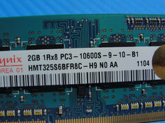 MacBook Pro A1278 Laptop Hynix 2GB Memory PC3-10600S-9-10-B1 HMT325S6BFR8C-H9 - Tested Computer Laptop Parts