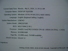 Lenovo ThinkPad X390 Yoga 13.3" FHD Touch Intel i5-8365U 1.6GHz 8GB 256GB + pen