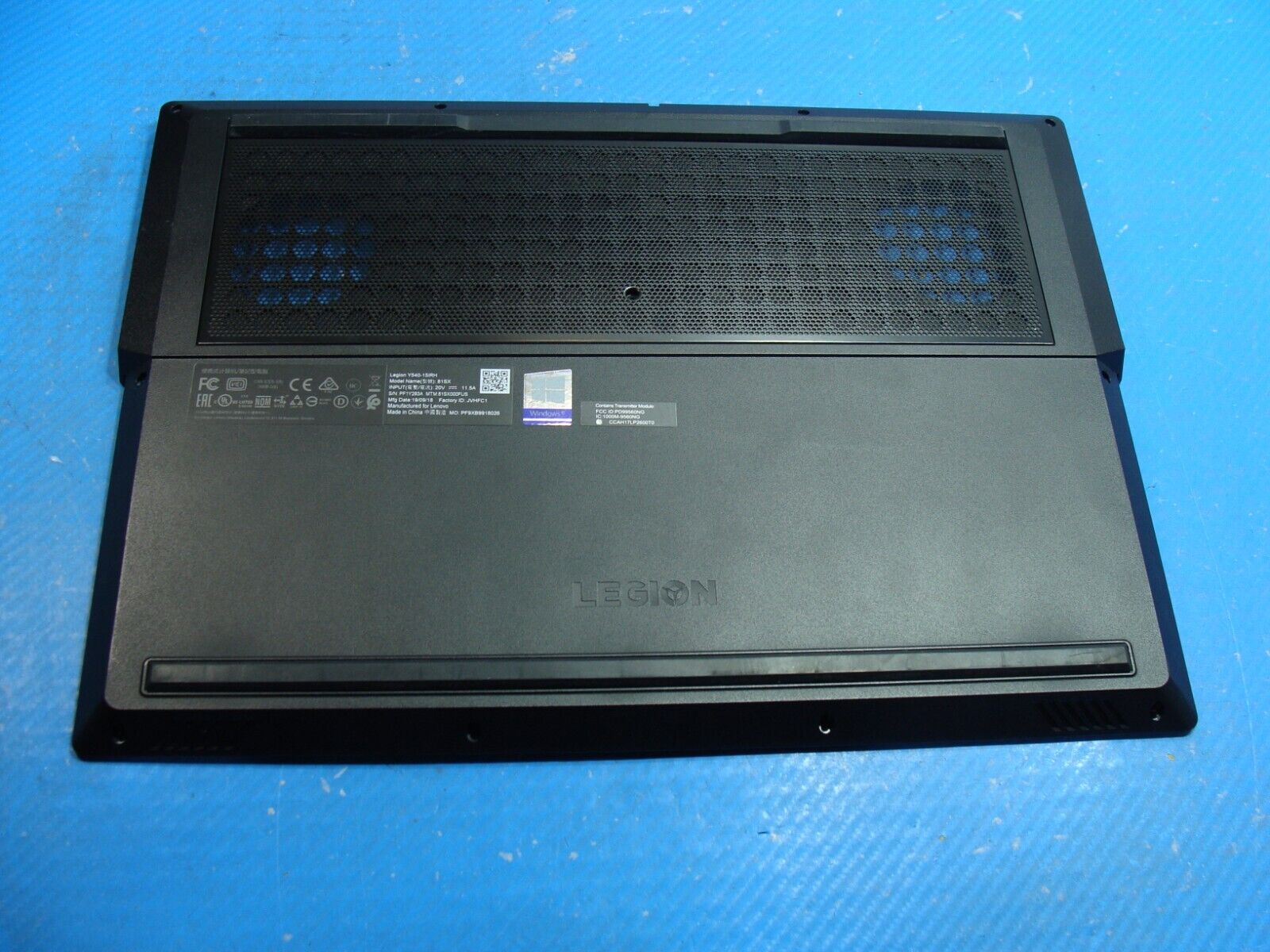Lenovo Legion 15.6” Y540-15IRH 81SX Genuine Laptop Bottom Case AP1DG000400 