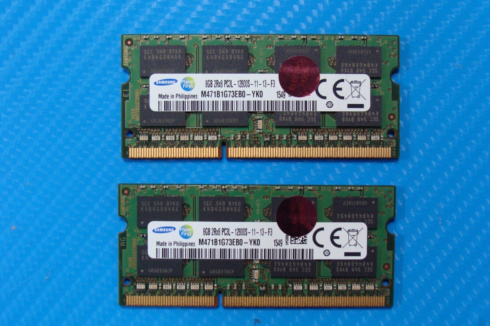 HP m7-n109dx Samsung 16GB 2x8GB PC3L-12800S Memory RAM SO-DIMM M471B1G73EB0-YK0