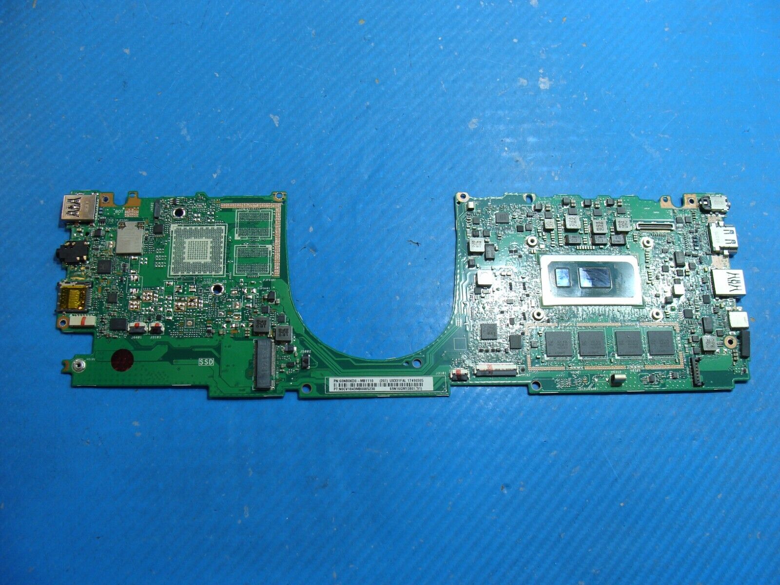 Asus ZenBook 13.3” UX331FAL OEM i7-8565U 1.8GHz 8GB Motherboard 60NB0KD0-MB1110