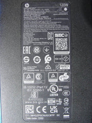 HP Gaming Power Adapter P/N:L41423-002 / TPN-CA19 / 120W - Tested Computer Laptop Parts