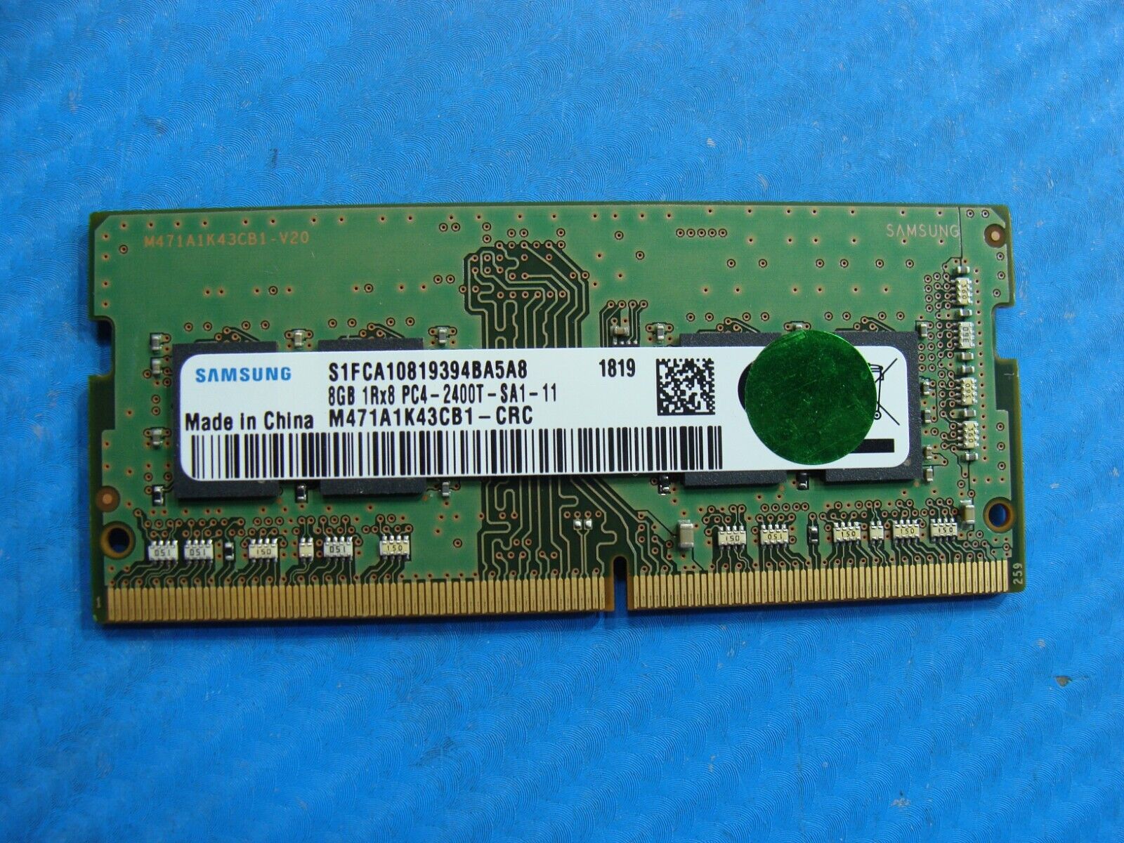 HP 27-a230 AIO Samsung 8GB 1Rx8 PC4-2400T Memory RAM SO-DIMM M471A1K43CB1-CRC