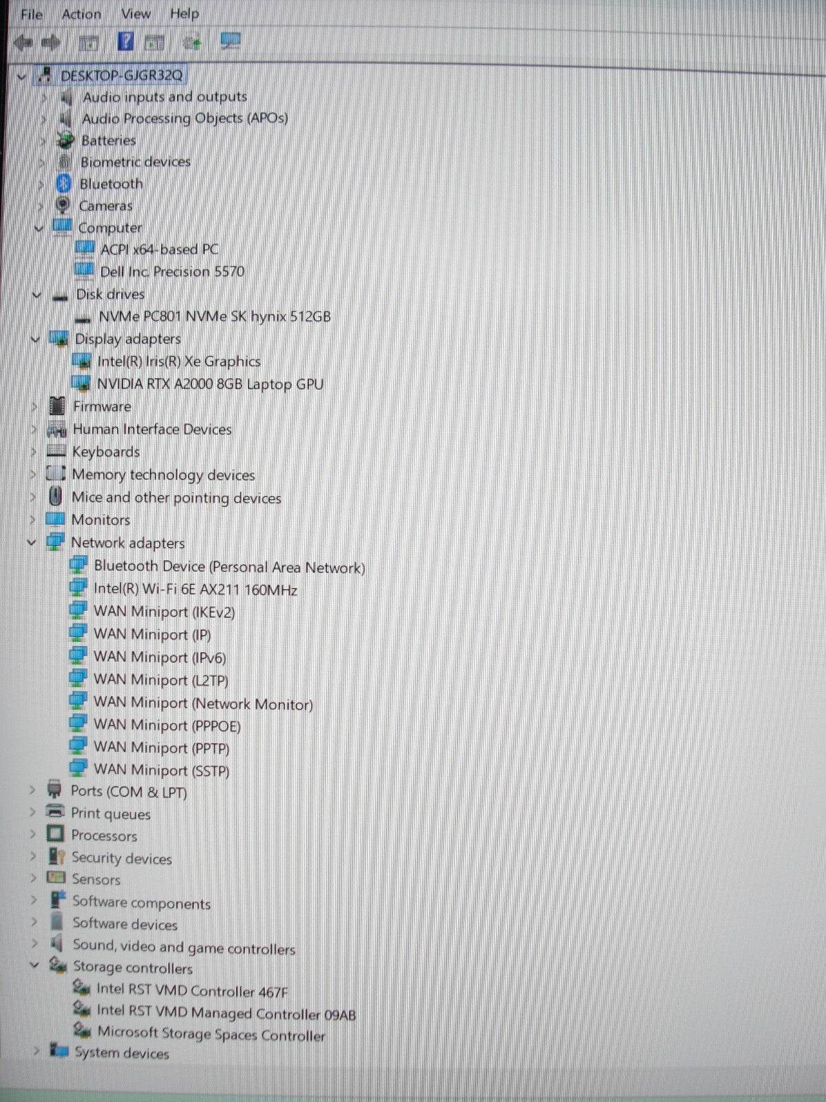 Dell Precision 5570 15.6” WUXGA i7-12700H 2.3GHz 32GB 512GB SSD NV RTX A2000 8GB - Tested Computer Laptop Parts