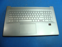 HP 17-cp0035cl 17.3" Genuine Laptop Palmrest w/Touchpad Keyboard 6070B1894803