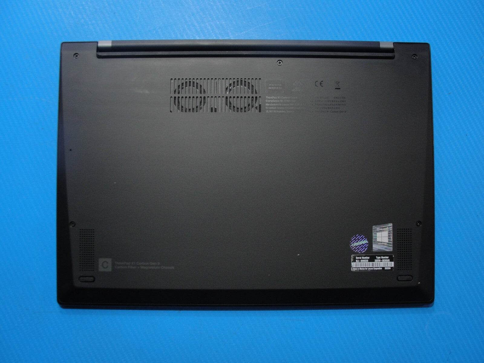 Lenovo ThinkPad X1 Carbon Gen 9 14”WUXGA EVO i7-1165G7 2.8GHz 16GB 512GB SSD - Tested Computer Laptop Parts