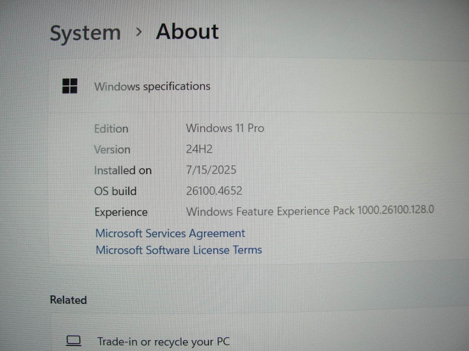 Lenovo ThinkPad E15 15.6” Intel Core i5-10210U 1.6GHz 8GB 256GB Reset SSD - Tested Computer Laptop Parts