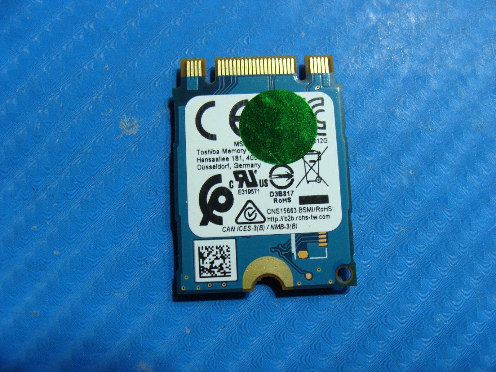 Dell 5485 Toshiba NVMe 128GB Solid State Drive KBG30ZMS128G CW4VK - Tested Computer Laptop Parts