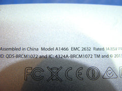 MacBook Air A1466 13" Mid 2013 MD760LL/A Bottom Case 923-0443