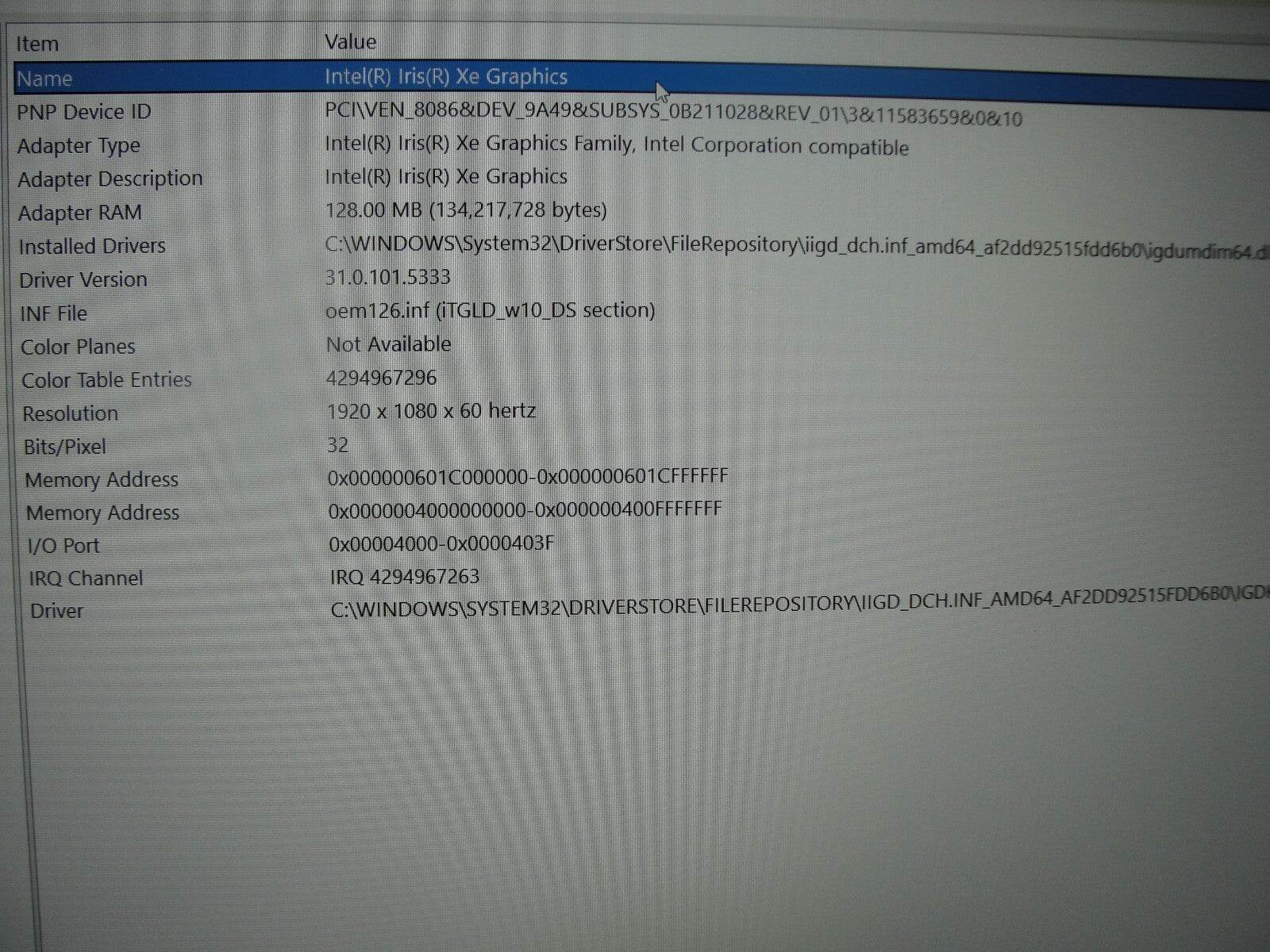 Dell Latitude 3520 15.6” FHD Intel Core i5-1135G7 2.4GHz 8GB 256GB SSD Charger - Tested Computer Laptop Parts