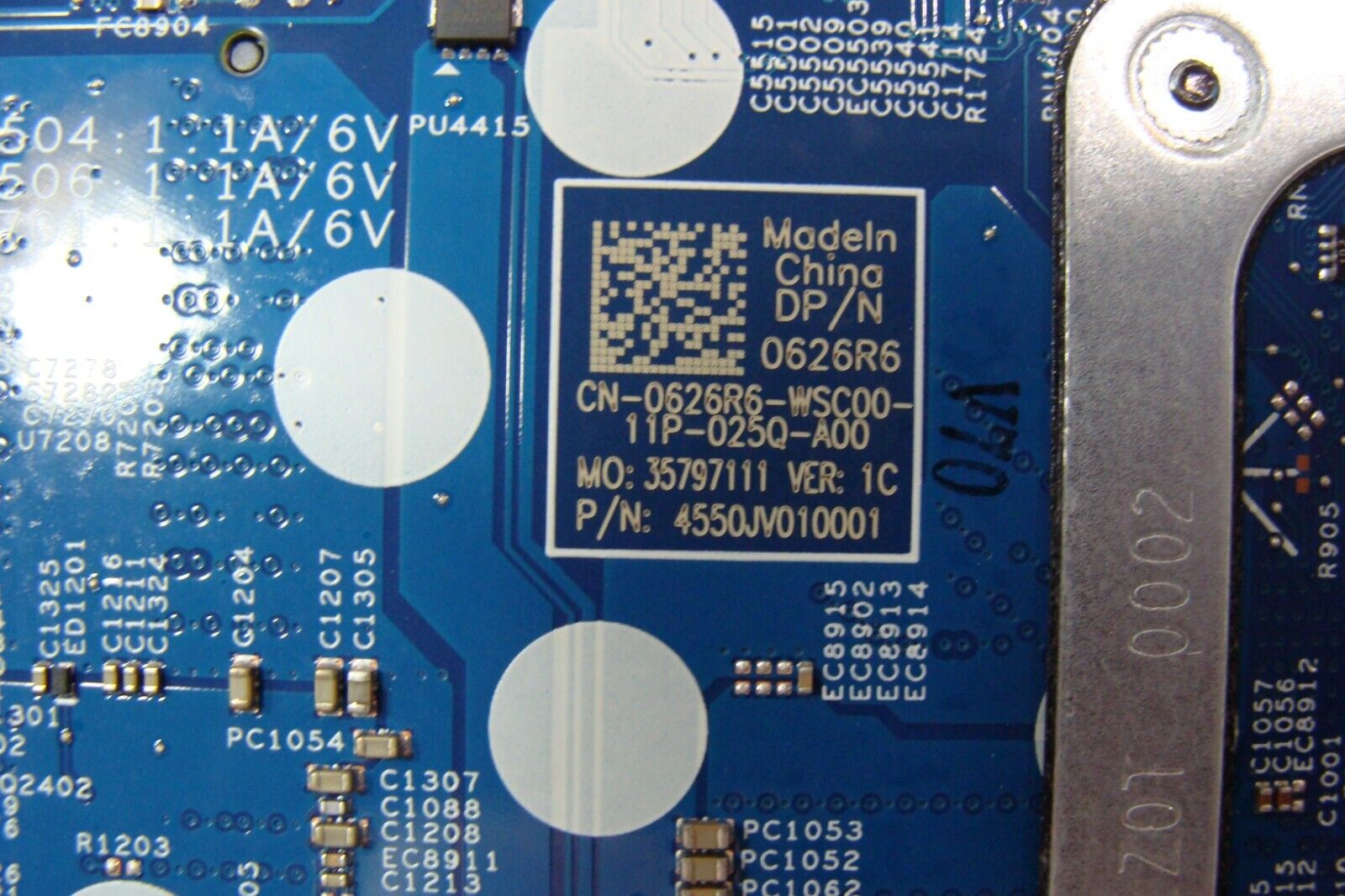 Dell Inspiron 14” 7405 2-in-1 OEM AMD Ryzen 5 4500U 2.3GHz Motherboard 626R6
