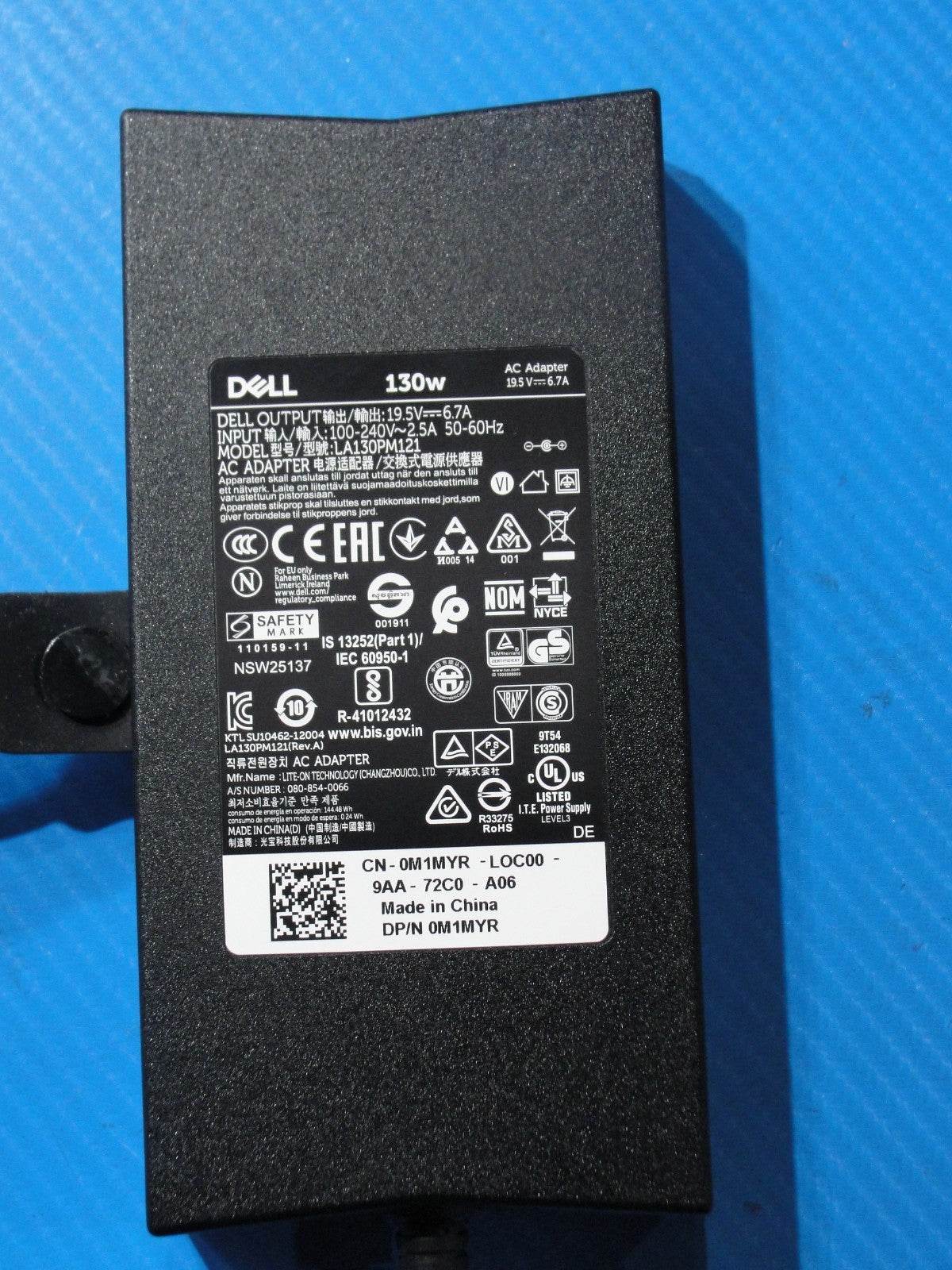 Genuine Dell 130W AC Adapter Charger (19.5V 6.7A) – 4.5mm × 3.0mm Center Pin - Tested Computer Laptop Parts