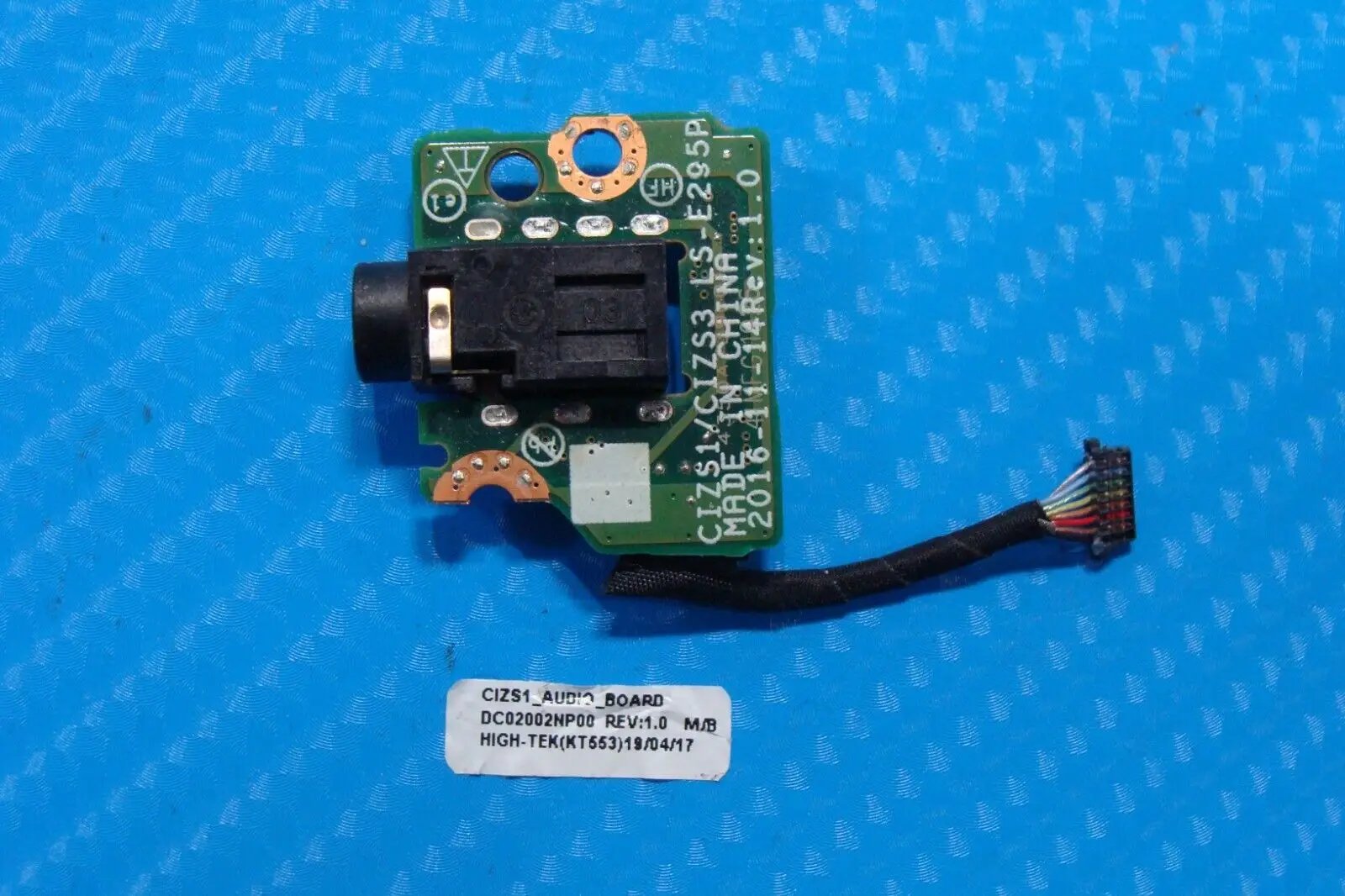 Lenovo ThinkPad 13.3” X380 Yoga Genuine Audio Board w/Cable LS-E295P DC02002NP00