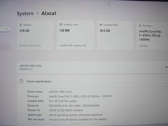 Lenovo ThinkPad X1 Carbon Gen 7 14”FHD Core i7-8565U 1.8GHz 8GB SSD Reset 256GB - Tested Computer Laptop Parts