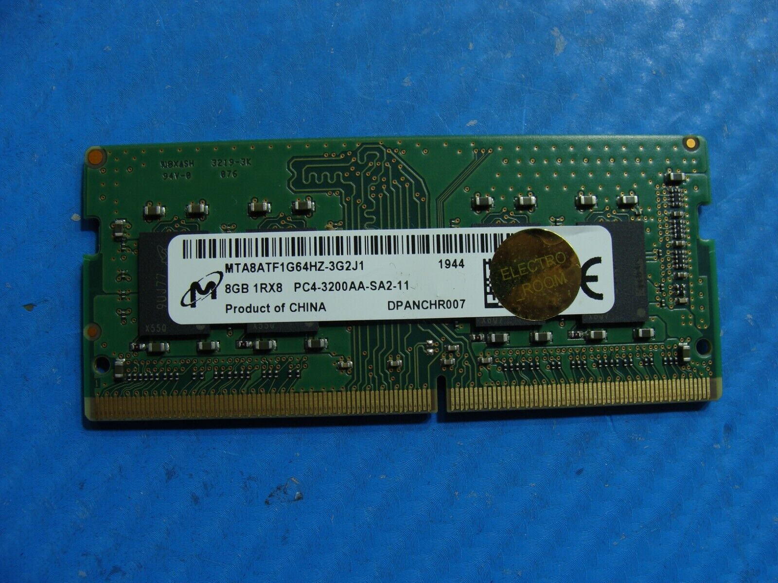 HP 15t-cs200 Micron 8GB 1Rx8 PC4-3200A SO-DIMM Memory RAM MTA8ATF1G64HZ-3G2J1
