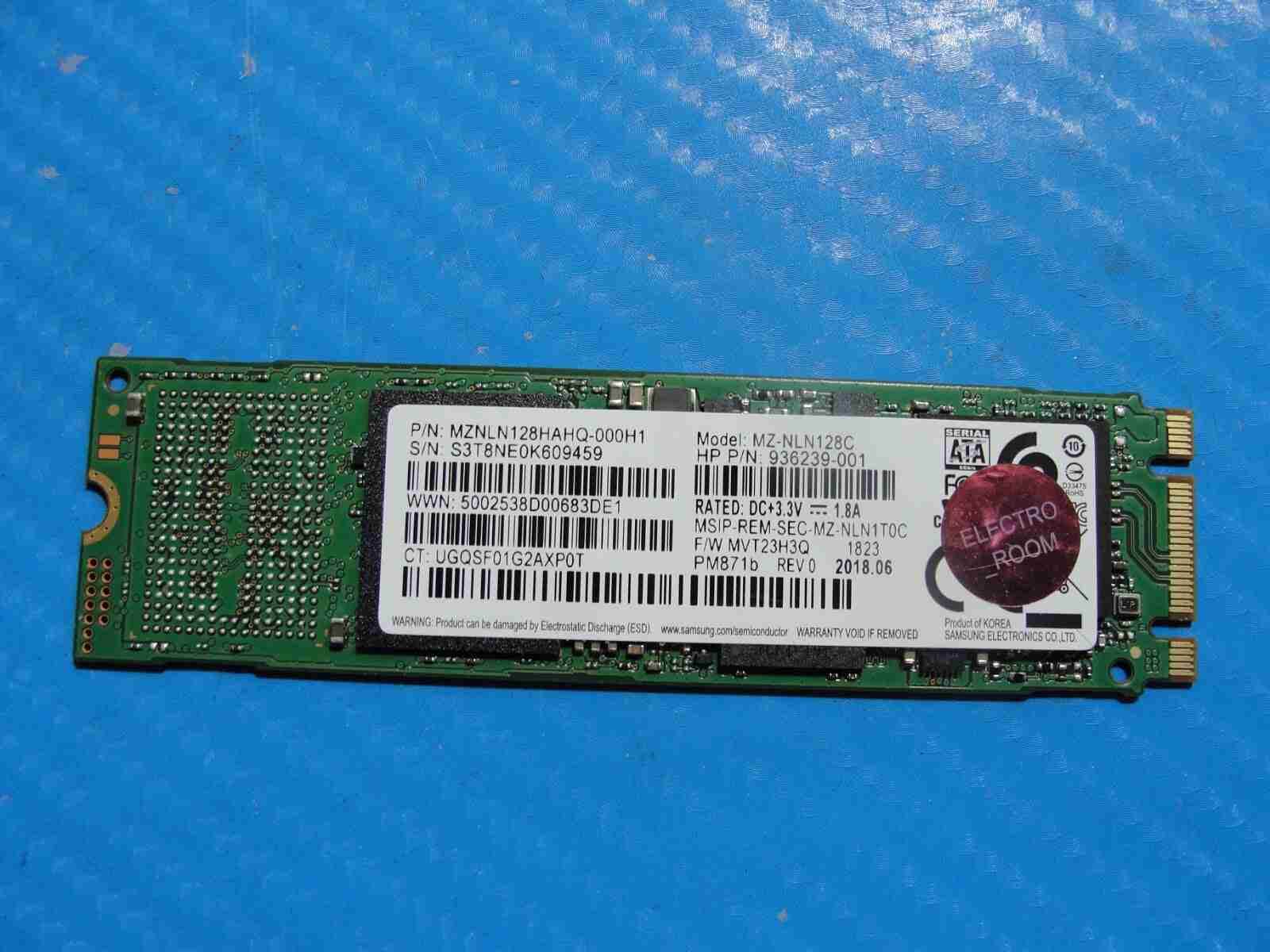 HP 13m-ag0001dx Samsung M.2 SATA 128GB SSD Solid State Drive MZNLN128HAHQ-000H1 - Tested Computer Laptop Parts