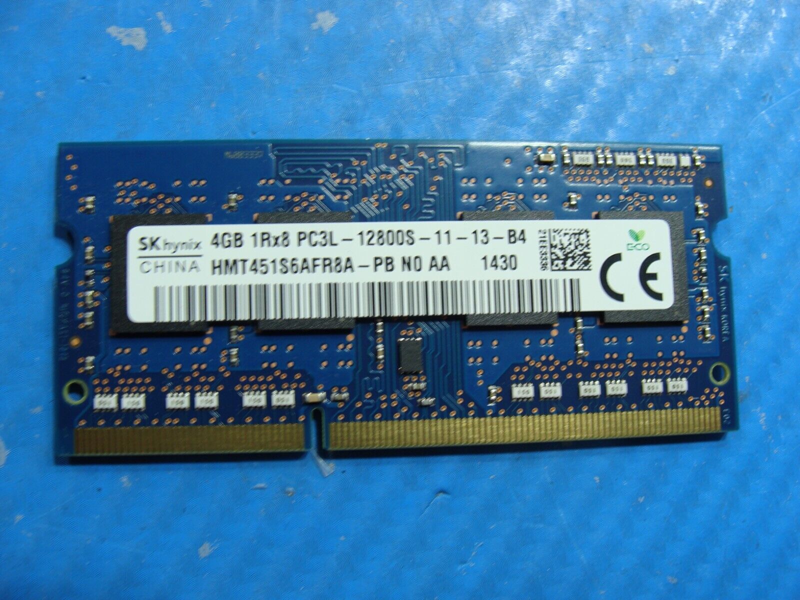 c SK Hynix 4GB 1Rx8 PC3L-12800S Memory RAM SO-DIMM HMT451S6AFR8A-PB