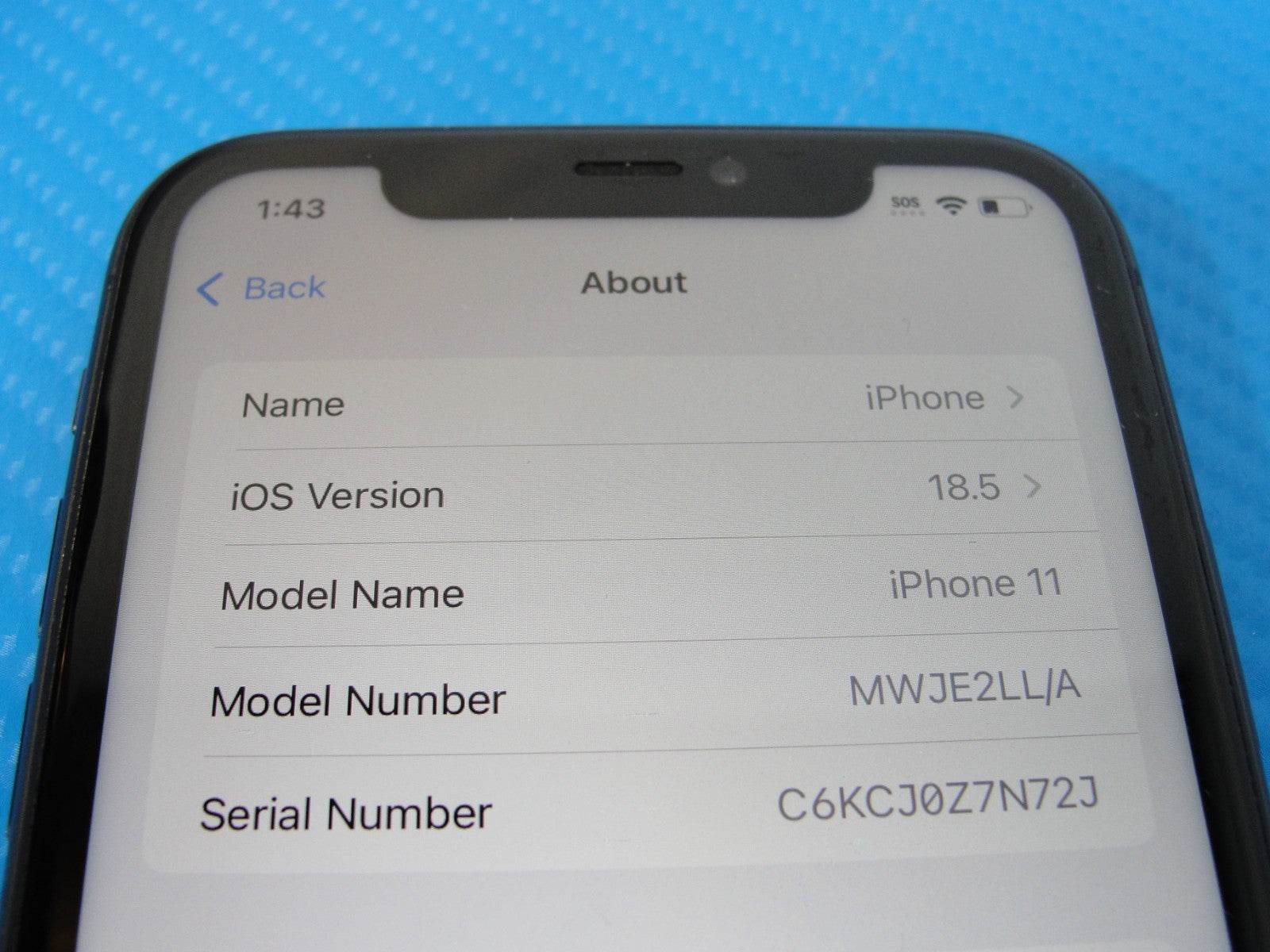 Apple iPhone 11 A2111 Unlocked 64GB Black /Dual SIM -eSIM /GOOD - Tested Computer Laptop Parts