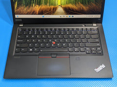 Lenovo ThinkPad T14s Gen 1 Intel i5-10210U 1.6Ghz 8GB 512GB SSD Windows 11 Pro - Tested Computer Laptop Parts